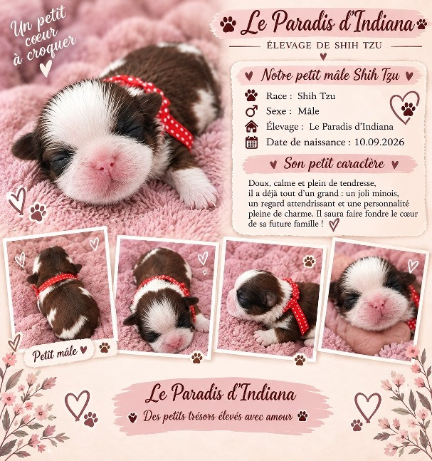 Du Paradis D'indiana - Chiots disponibles - Shih Tzu