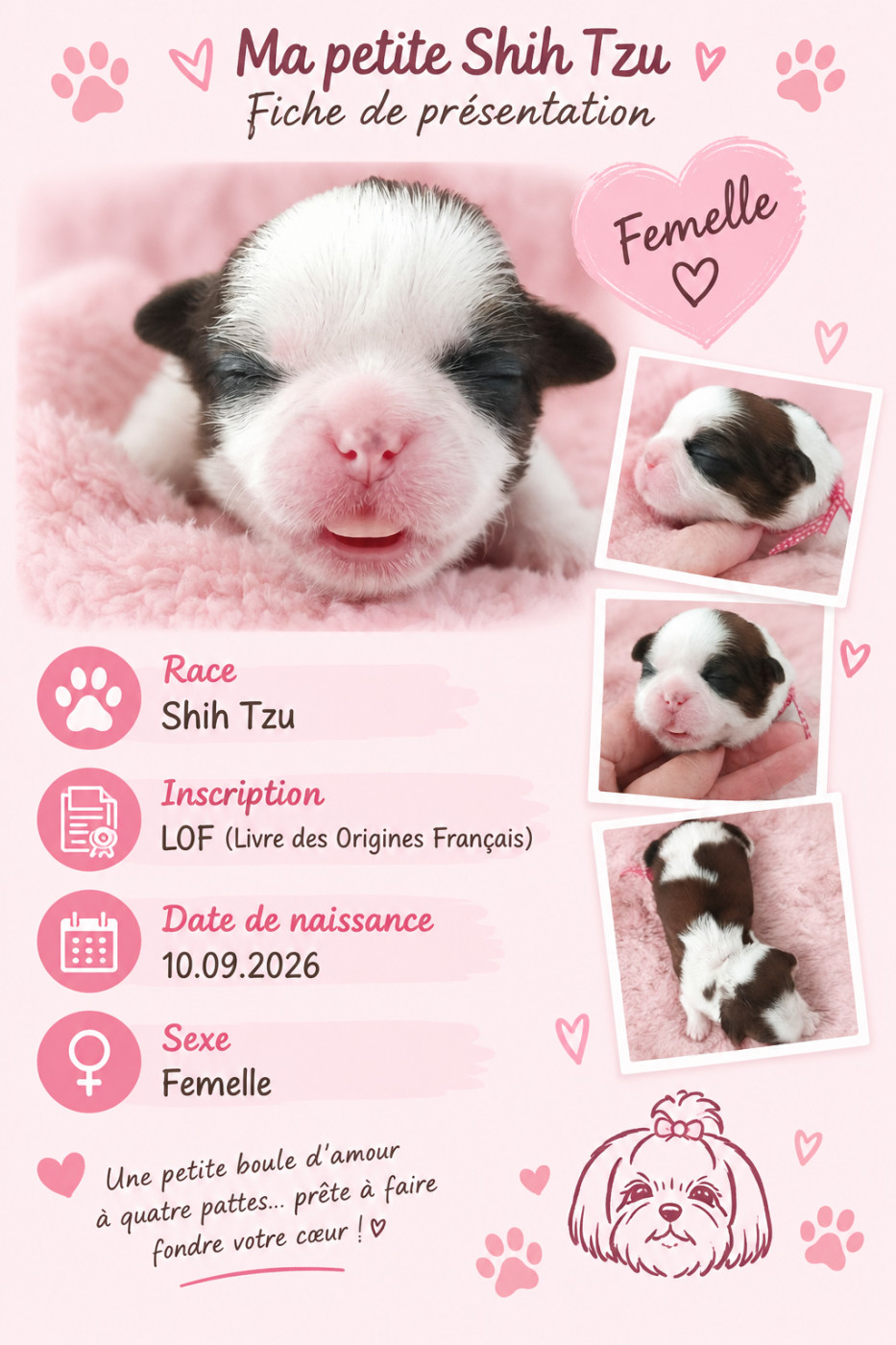 Du Paradis D'indiana - Chiots disponibles - Shih Tzu