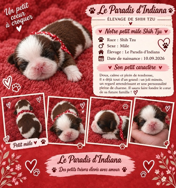 Du Paradis D'indiana - Chiots disponibles - Shih Tzu